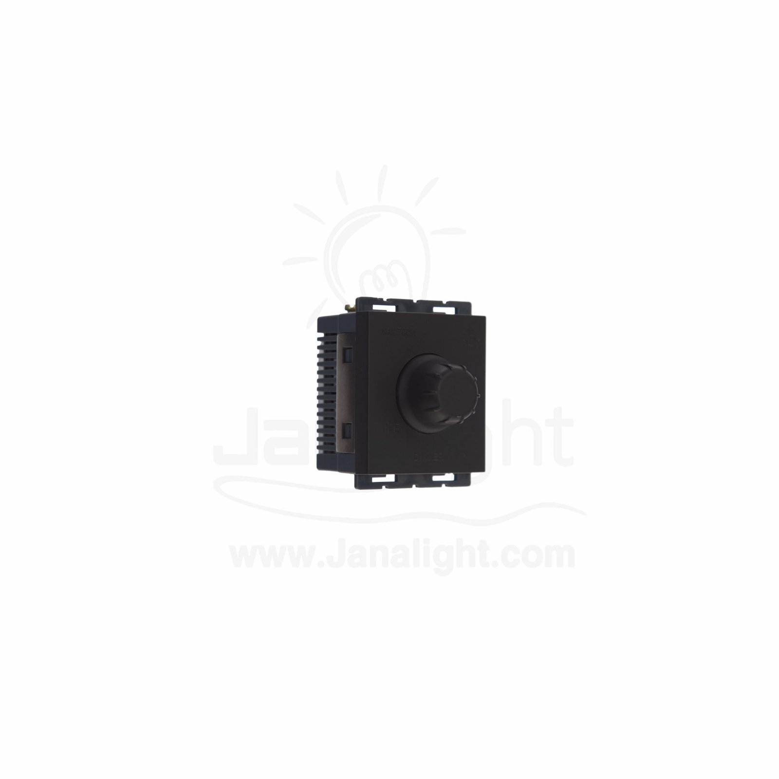OSA دايمر انارة 700 وات بني 3 osa Socket Dimmers 700w For Lighting dark brown